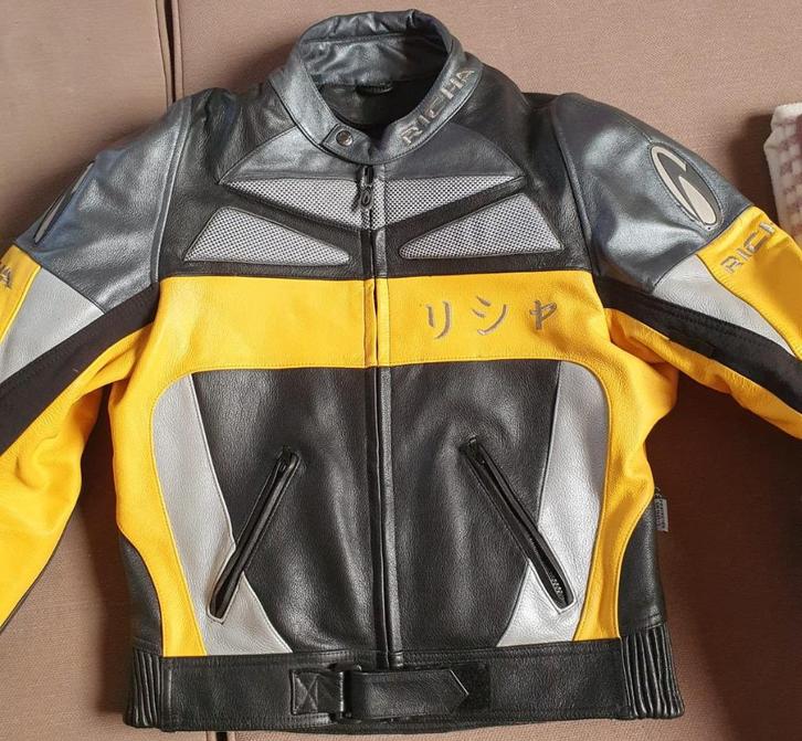 RICHA Forza 2000 Ducati leren motorjack, Motoren, Kleding | Motorkleding, Jas | leer, Tweedehands, Ophalen of Verzenden