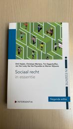 Sociaal recht in essentie - Heylen, Boeken, Verzenden, Zo goed als nieuw, Nederlands, Dirk Leysen; Jan Van Looij; Werner Wijnants; Ilse Van Puyveld...