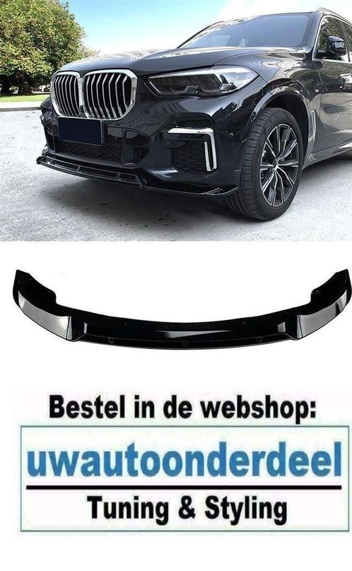 Splitter Spoiler Voorspoiler Glans Zwart Voor BMW X6 G06 M P, Auto diversen, Tuning en Styling, Verzenden