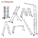Multifunctionele vouwladder 4.70m
