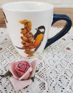 Grote Francien mok met koolmees en pinda's, -, -, Overige typen, Ophalen of Verzenden