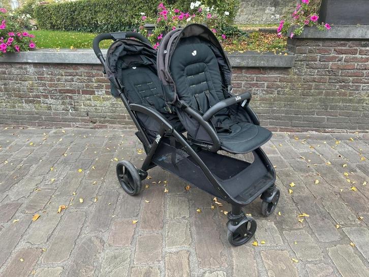 Dubbele kinderwagen - Joie Evalite duo, Kinderen en Baby's, Kinderwagens en Combinaties, Zo goed als nieuw, Kinderwagen, Overige merken