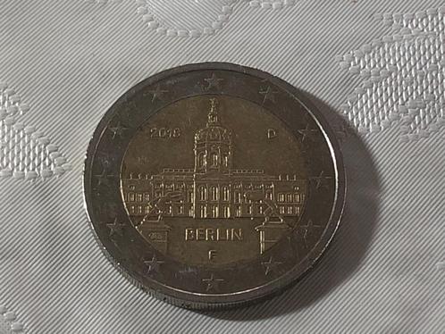 Gebruikte Duitse F herdenkingsmunt van 2 euro 2018., Postzegels en Munten, Munten | Europa | Euromunten, Losse munt, 2 euro, Duitsland