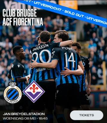 Ticket(s) Brugge-fiorentina (uitverkocht)