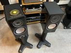 Monitor Audio Gold100 5G +Stands+ 2j garantie, Audio, Tv en Foto, Luidsprekerboxen, Gebruikt, 120 watt of meer, Front, Rear of Stereo speakers