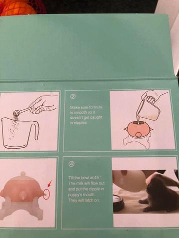 Splinternieuw potje met ciliconetepeltjes beschikbaar voor biedingen
