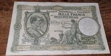 1000 francs  beschikbaar voor biedingen