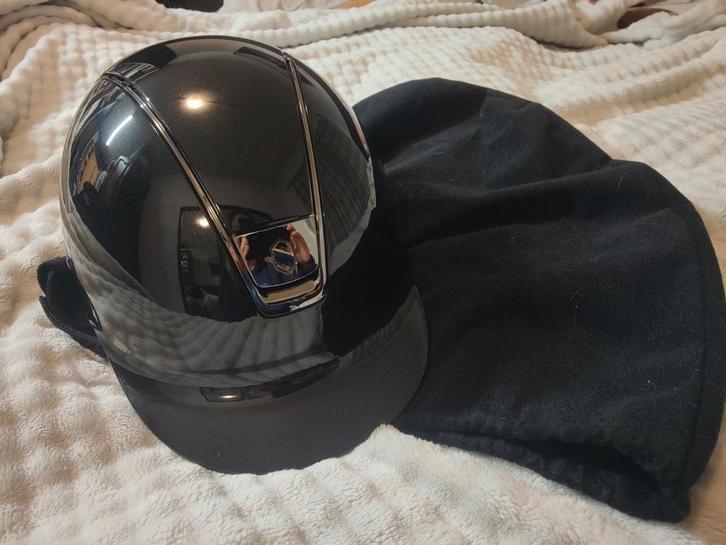 Samshield Glossy Cap / tok / ruiterhelm, Dieren en Toebehoren, Paarden en Pony's | Overige Paardenspullen, Ophalen
