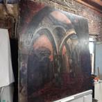 Groot schilderij, Ophalen