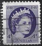 Postzegel Canada 1954, Ophalen, Gestempeld, Noord-Amerika