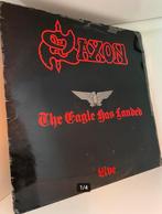 Saxon - De adelaar is geland (live), Cd's en Dvd's, Vinyl | Hardrock en Metal, Gebruikt, Ophalen of Verzenden