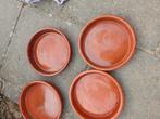 4 ovenvaste schalen, Tuin en Terras, Ophalen of Verzenden, Zo goed als nieuw
