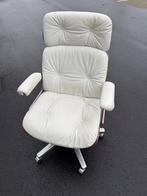 Design Loungestoel type Eames Lounge full leather, Ophalen, Zo goed als nieuw, Hout