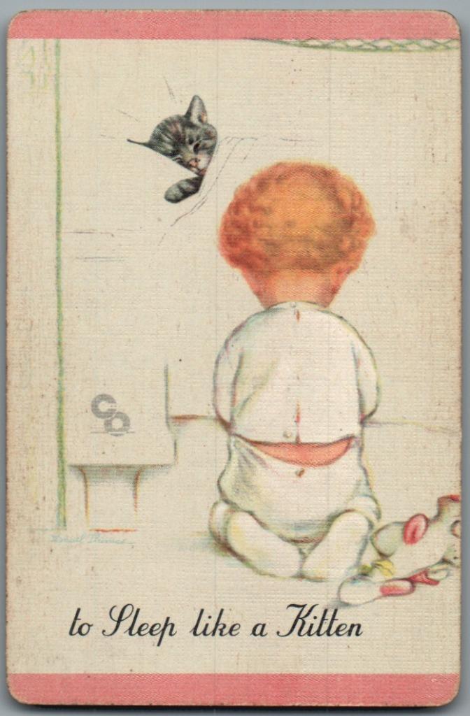 speelkaart - LK13324 - 2x Shesapeake & Ohio railway, Verzamelen, Speelkaarten, Jokers en Kwartetten, Gebruikt, Speelkaart(en)