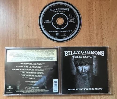 CD BILLY GIBBONS AND THE BFG's - PERFECTAMUNDO - ZZ TOP, Cd's en Dvd's, Cd's | Hardrock en Metal, Zo goed als nieuw, Ophalen of Verzenden