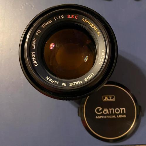 Canon FD 55mm f1.2 SCC Aspherical *neuf, TV, Hi-fi & Vidéo, Photo | Lentilles & Objectifs, Neuf, Lentille standard