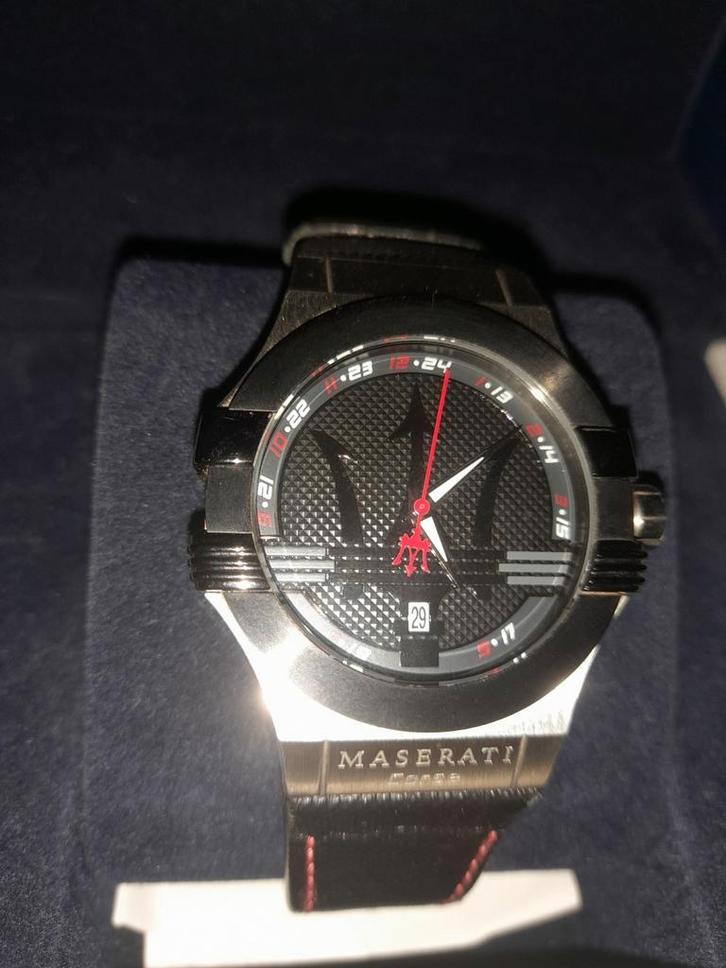 originele Maserati horloge, nooit gedragen in perfecte staat, Handtassen en Accessoires, Horloges | Heren, Nieuw, Polshorloge