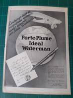 Charles Lindbergh - publicité papier Waterman - 1927, Enlèvement ou Envoi, Utilisé, Autres types