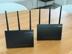 Asus router set RT-AC68U, Computers en Software, Routers en Modems, Ophalen of Verzenden, Zo goed als nieuw, Router, ASUS