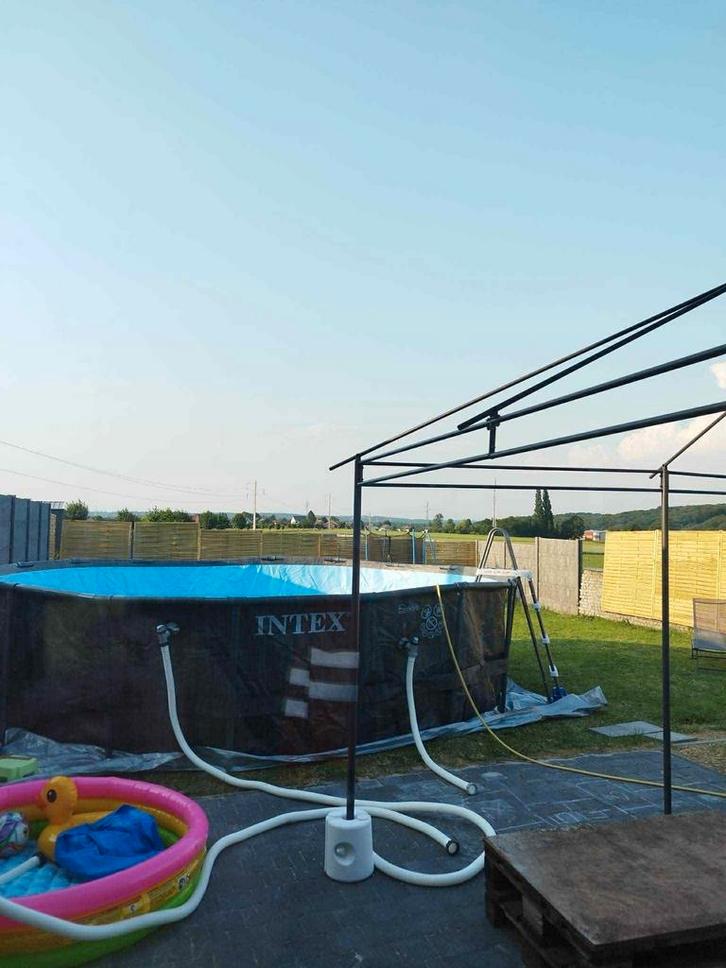 Piscine hors sol, Tuin en Terras, Overkappingen, Gebruikt, Ophalen
