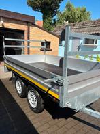 Luxe plateau aanhangwagen 750kg Coc atest, Auto diversen, Ophalen, Zo goed als nieuw