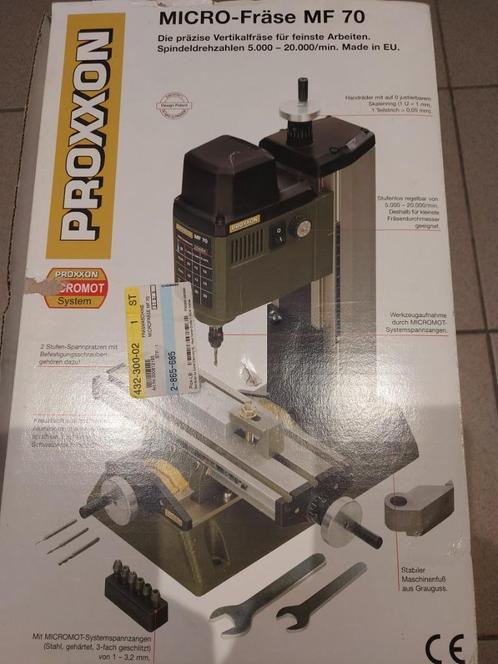 Proxxon MF 70, Doe-het-zelf en Bouw, Gereedschap | Freesmachines, Nieuw, Elektrisch, Overige soorten, Ophalen
