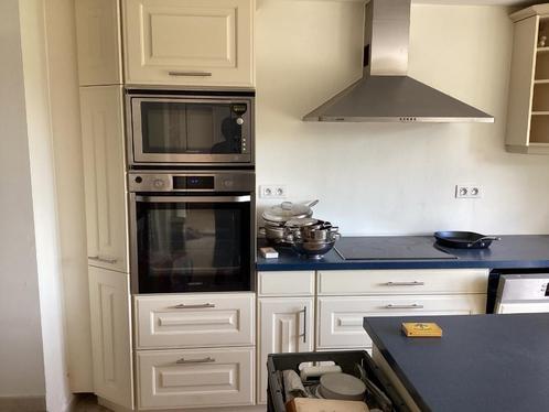 Cuisine entière, Huis en Inrichting, Keuken | Complete keukens, Gebruikt, Geel, Composiet, Met kookeiland, Ophalen