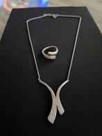 Zilveren set 925, Handtassen en Accessoires, Kettingen, Ophalen of Verzenden, Zo goed als nieuw