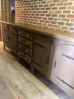 Oude stoere dressing, Ophalen, Gebruikt, 100 tot 150 cm, Eikenhout