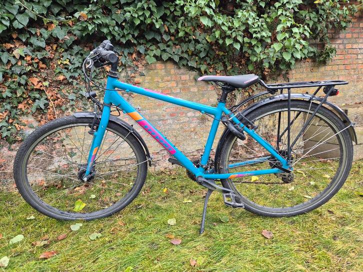 Sportieve meisjesfiets 27,5 inch, Vélos & Vélomoteurs, Vélos | Filles, Utilisé, 26 pouces ou plus, Vitesses, Enlèvement