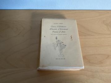 Boek van Francis Jammes, genummerd en geïllustreerd  beschikbaar voor biedingen