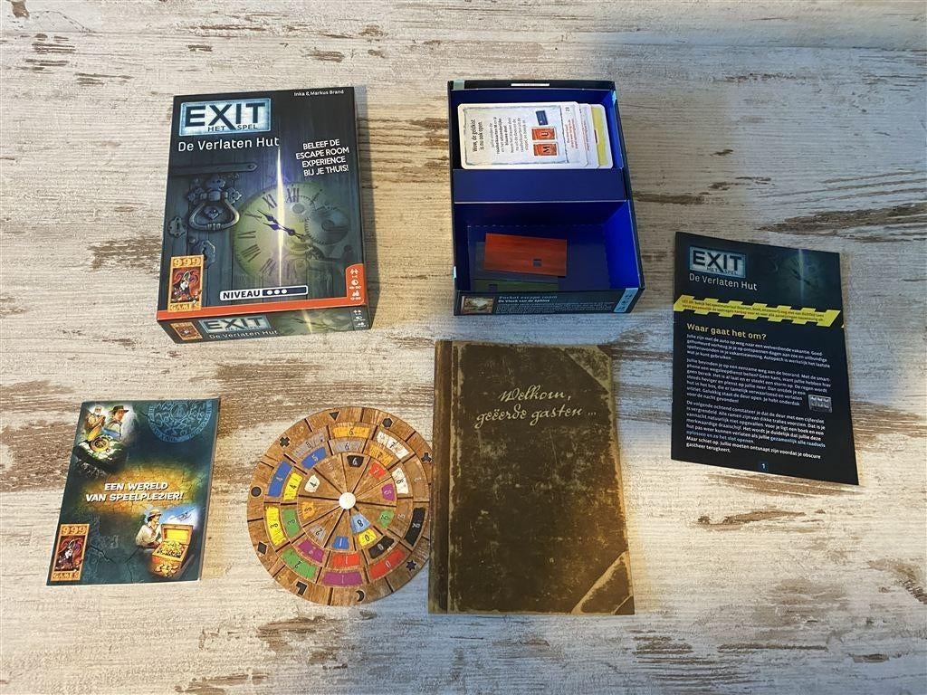 Exit het spel de verlaten hut 999 games [s661], Hobby & Loisirs créatifs, Jeux de société | Jeux de plateau, Comme neuf, Envoi