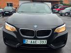 Bmw 220i Cabrio Euro 6 benzine, Auto's, Achterwielaandrijving, Euro 6, Zwart, Leder