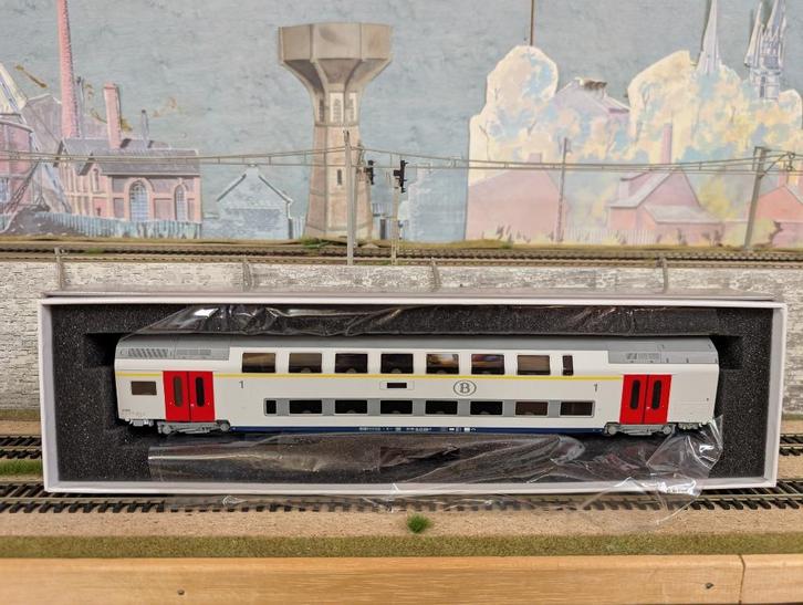 NMBS SNCB | Lsmodels | M6 Dubbeldek | 1e Klasse | AC |, Hobby en Vrije tijd, Modeltreinen | H0, Nieuw, Wagon, Wisselstroom, Overige merken