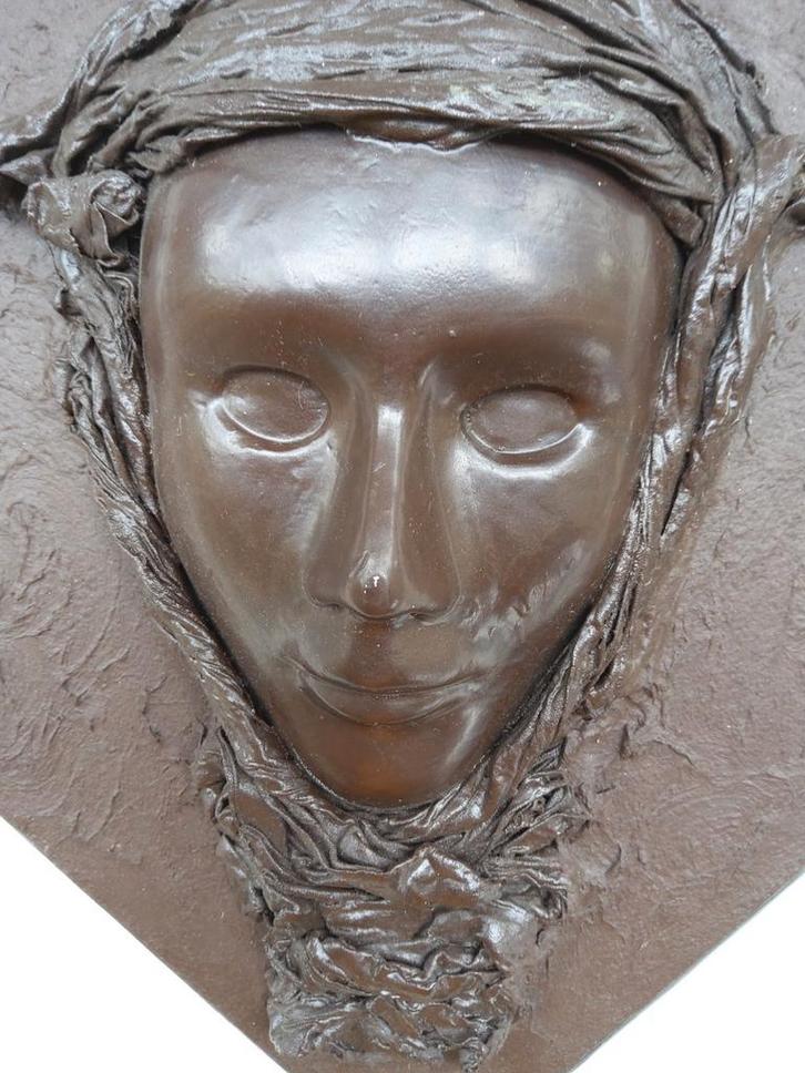 Bas-relief: wandversiering., Antiek en Kunst, Kunst | Beelden en Houtsnijwerken, Ophalen of Verzenden