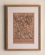 Keith Haring (na): tekening met premium frame