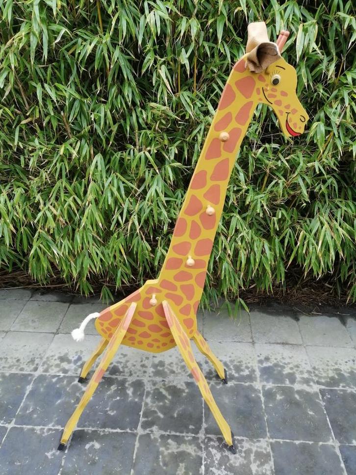 Houten stevige kinderkapstok, Kinderen en Baby's, Kinderkamer | Inrichting en Decoratie, Zo goed als nieuw, Ophalen