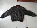 Lederen blouson P&P company, Maat 52/54 (L), Zwart, P & P Company, Ophalen of Verzenden