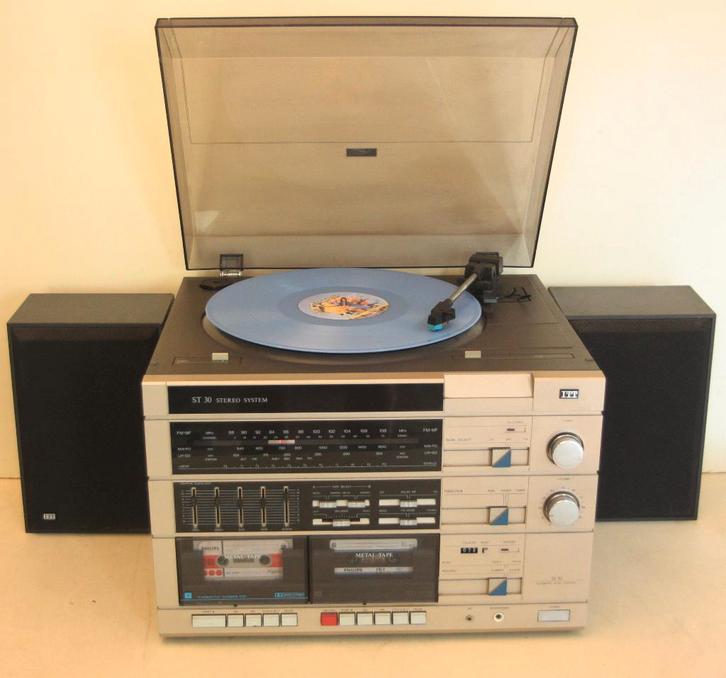 ITT Stereo Met Platenspeler, Equalizer, Tuner & Cassettedeck, Audio, Tv en Foto, Stereoketens, Zo goed als nieuw, Cassettedeck
