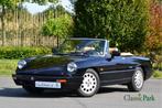 Alfa Romeo Spider 2.0 Type 4 (bj 1990), Auto's, 94 kW, Cabriolet, Zwart, Handgeschakeld