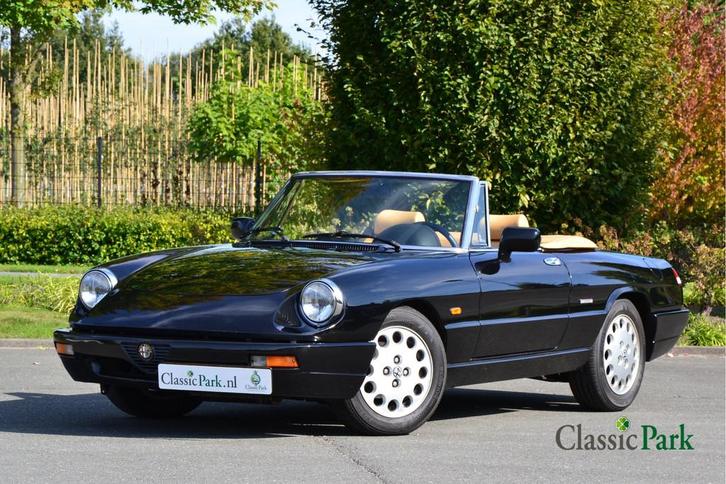 Alfa Romeo Spider 2.0 Type 4 (bj 1990), Auto's, Oldtimers, Bedrijf, Te koop, Open dak, Alfa Romeo, Benzine, Cabriolet, 2 deurs