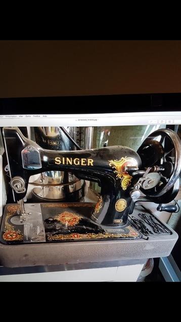 Ancienne machine à coudre Singer