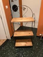 Wandrekje ijzer met houten planken, Enlèvement, Utilisé