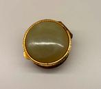 Vintage italiaans sieraden of pillendoosje met onyx steen, Enlèvement