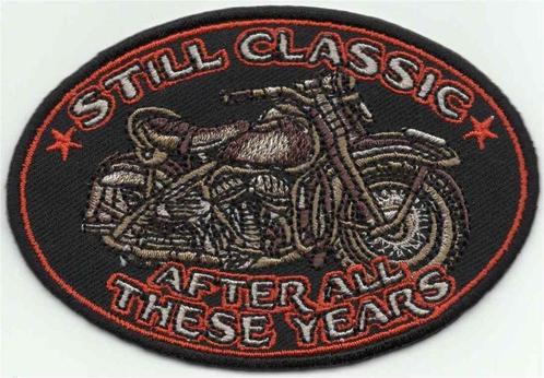 Still Classic after all these years stoffen opstrijk patch e, Motos, Accessoires | Autocollants, Envoi