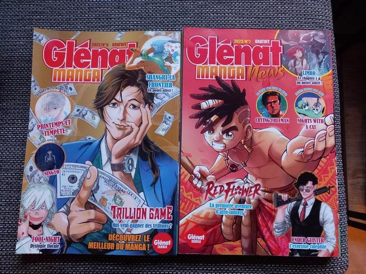 Magazines Manga "Glénat Manga News" tomes 5 et 7, Boeken, Strips | Comics, Zo goed als nieuw, Meerdere comics, Europa, Ophalen