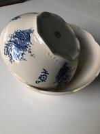 Antieke schalen met bloemmotief, Antiek en Kunst, Antiek | Schalen, Ophalen of Verzenden