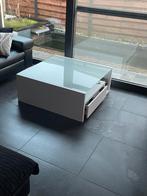 Moderne witte salontafel, Tuin en Terras, Ophalen, Zo goed als nieuw