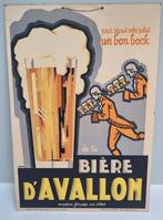 Reclamebord bier brouwerij biere, Verzamelen, Biermerken, Ophalen of Verzenden, Gebruikt, Reclamebord, Plaat of Schild