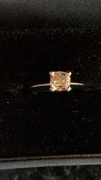 Gouden ring 18 karaat Diamant 1.01ct, Antiek en Kunst, Ophalen of Verzenden